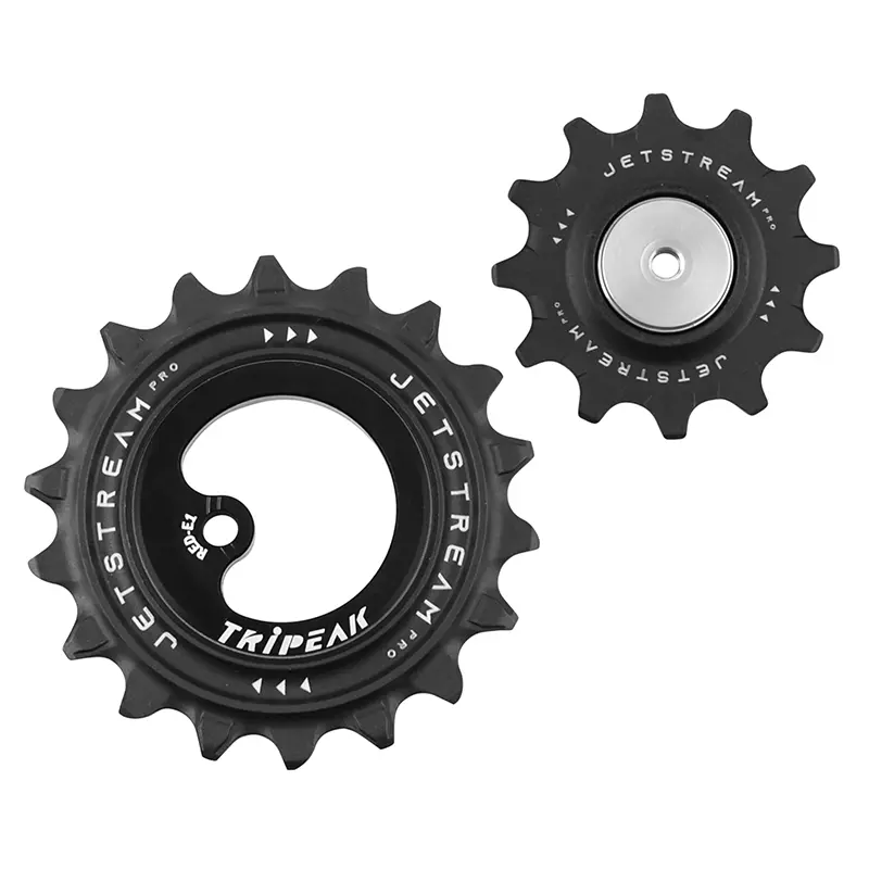بكرة دريلير Tripeak سيراميك 12-18 سن 12x2V SRAM AXS Red E1/Force E1 أسود (طقم من 2)