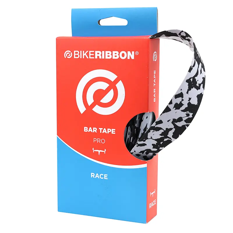 Ruban de guidon Bikeribbon Cork Plus noir-gris