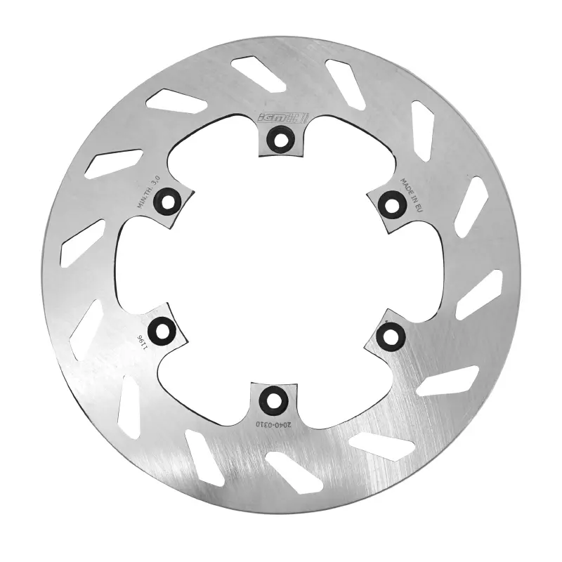Disque de frein IGM adaptable Piaggio Liberty 125 1998+ avant, Liberty 50 1997+ avant, Vespa GT 125 2003-2006 avant, Vespa GTS 2006+ avant, Beta 50 RR arrière - 220 mm ext. 105 mm int. 6 trous