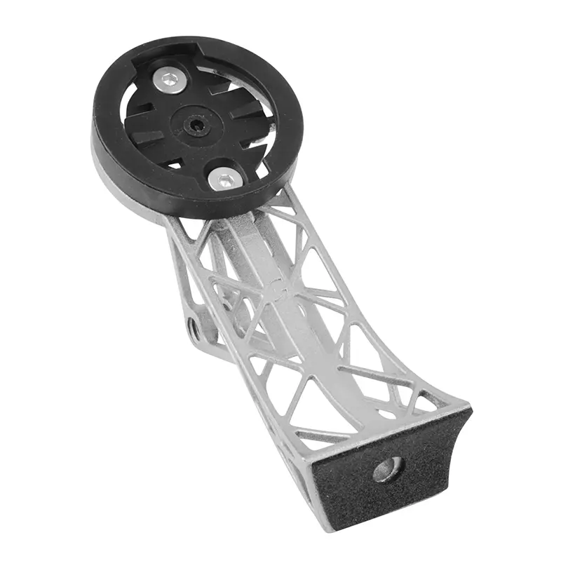 Support GPS - compteur - eclairage 3D titane fixation pour cintre combo specialized roval compatible garmin 1050 14.9G (livre avec support garmin, bryton, wahoo) -Newton