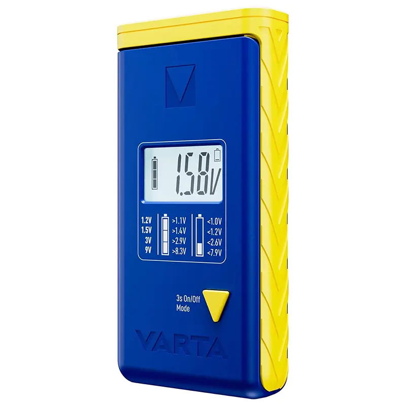 LCD اسکرین والا وارٹا بیٹری ٹیسٹر — 4 ویو