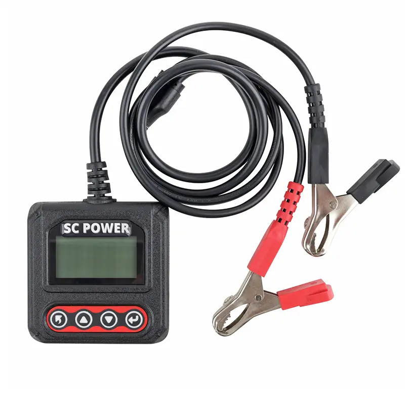 プロフェッショナル バッテリーテスター SC パワー SCT03 12V LCD画面