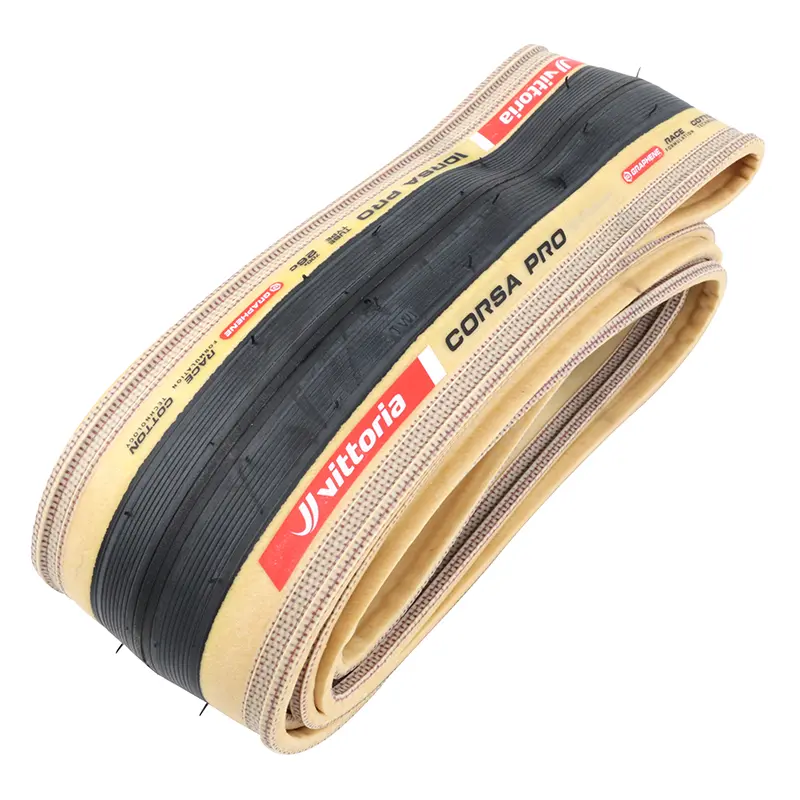 Rennreifen Vittoria Corsa Pro 700 x 28 schwarz-beige Graphen 2.0 Tubeless Ready TS — Ansicht 3
