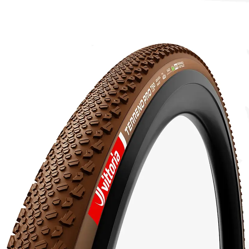 Vittoria Terreno Pro T50 Gravelreifen 700 x 45 mixed race dunkelbraun tubeless ready TS (45-622) pannensicher verstärkt