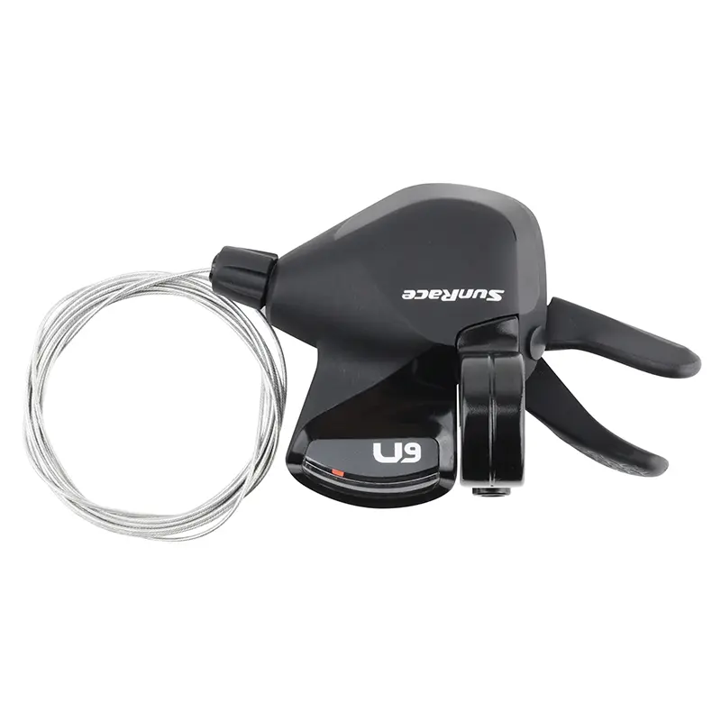 MTB-Schalthebel Sunrace rechts DLU951 Dual Lever 9-Gang mit Anzeige — Ansicht 2