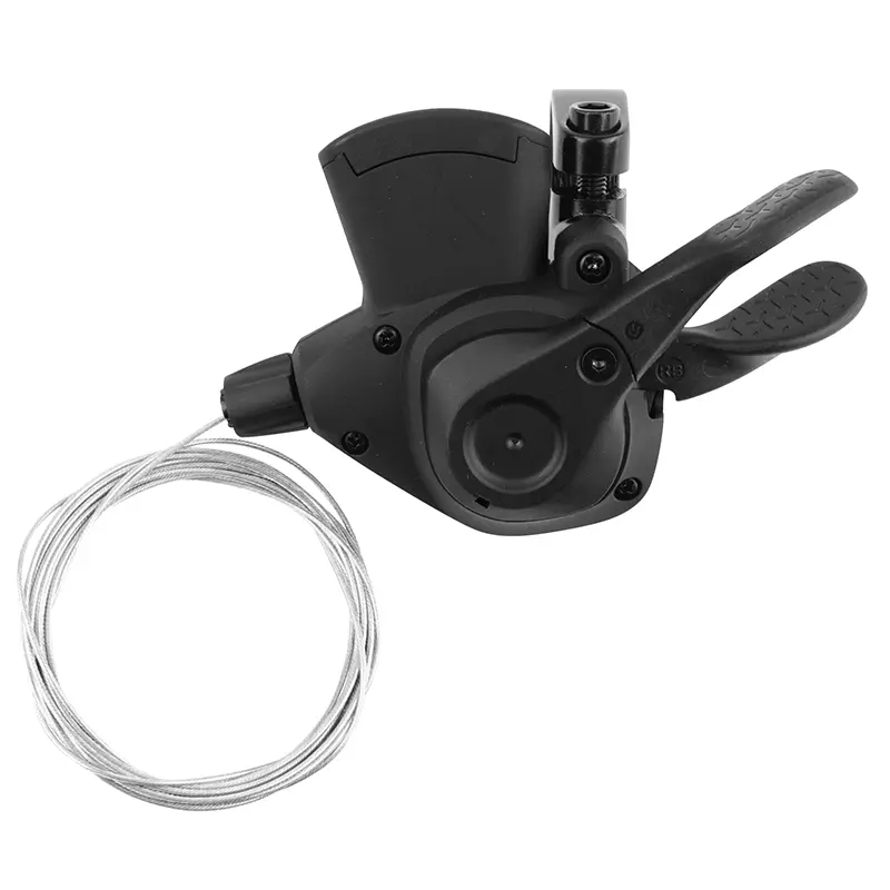 MTB-Schalthebel Sunrace rechts DLU951 Dual Lever 9-Gang mit Anzeige — Ansicht 3