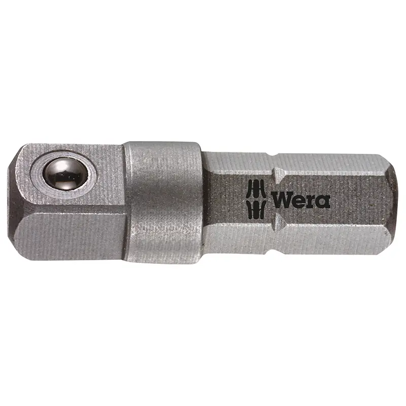 Adaptateur porte-douille Wera 870-1 Element tige de liaison 1/4 avec bille 25 mm