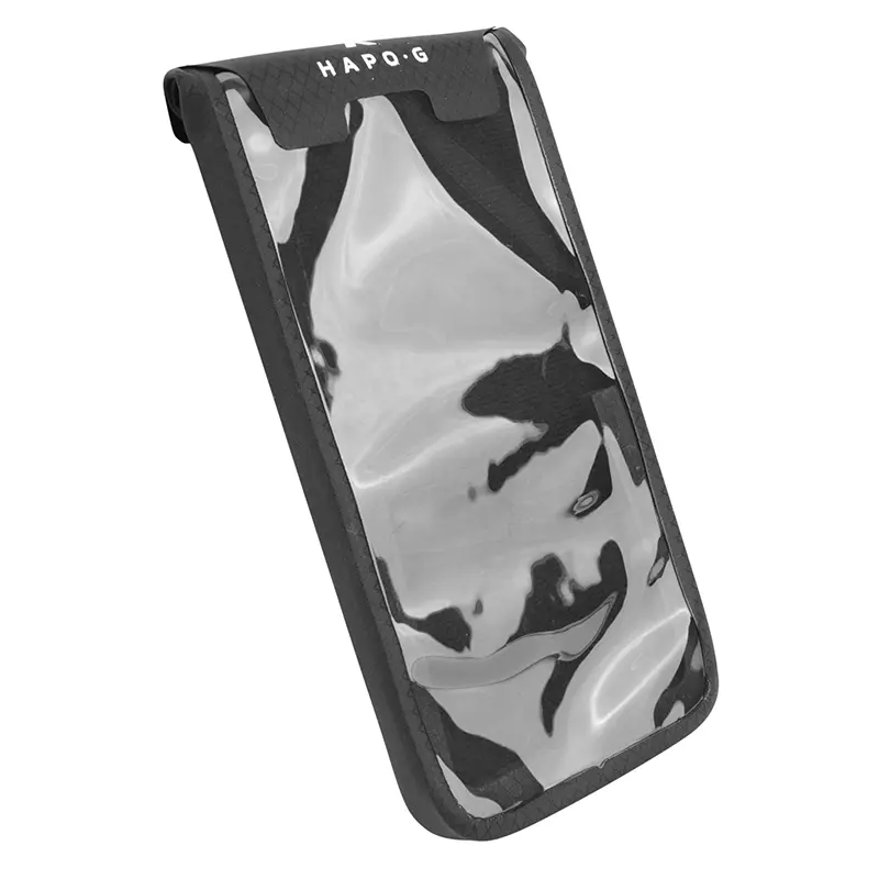 HAPO G 防水 タッチパネル対応 スマートフォンホルダー ブラック ユニバーサルマグネット固定 5.4"~6.7"