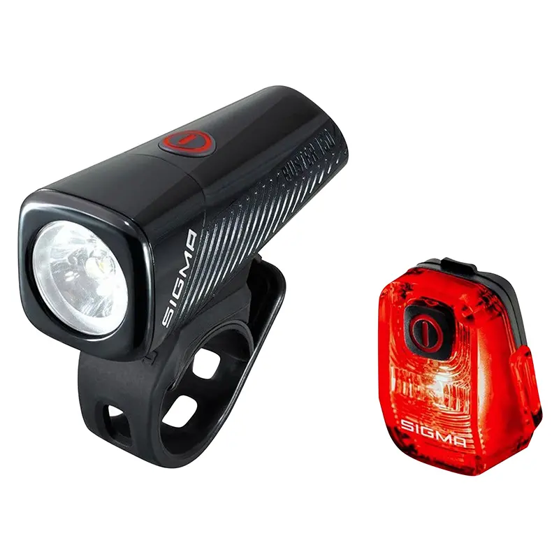 Fahrradbeleuchtungsset USB Sigma Buster 150 Lumen Nyte 10 schwarz
