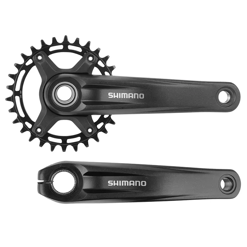 مجذاف دراجة جبلية Shimano 12V. MT510 أسود 170MM 30DTS مدمج (تركيب ورشة)