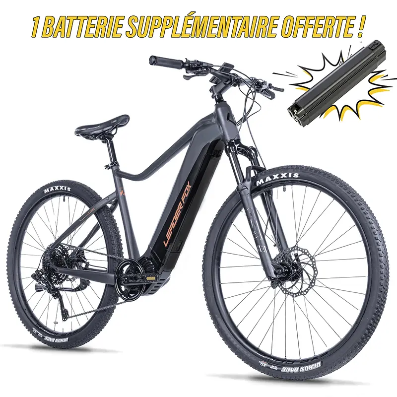 電動自転車 リーダーフォックス ケント29 マウンテンバイク e-MTB マットグレー