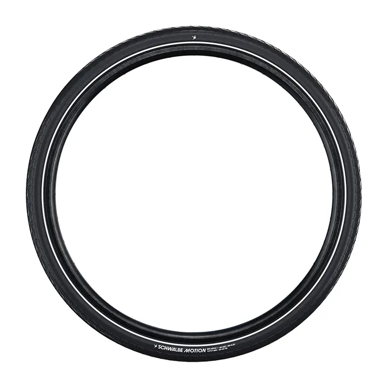 Reifen Urban VTT E-Bike 29 x 2.00 Schwalbe Big Apple TR schwarz (50-622) Race Guard Verstärkung Reflex Flanke E-Bike zugelassen E50 — Ansicht 3