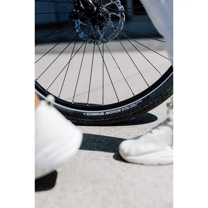 Reifen Urban VTT E-Bike 29 x 2.00 Schwalbe Big Apple TR schwarz (50-622) Race Guard Verstärkung Reflex Flanke E-Bike zugelassen E50 — Ansicht 4