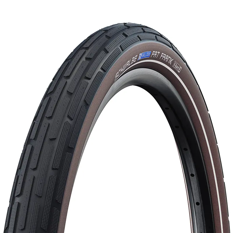 Urbaner MTB-Reifen Schwalbe Fat Frank 29 x 2.00 schwarz braune Flanke Reflex TR K-Guard Twin Skin (50-622)