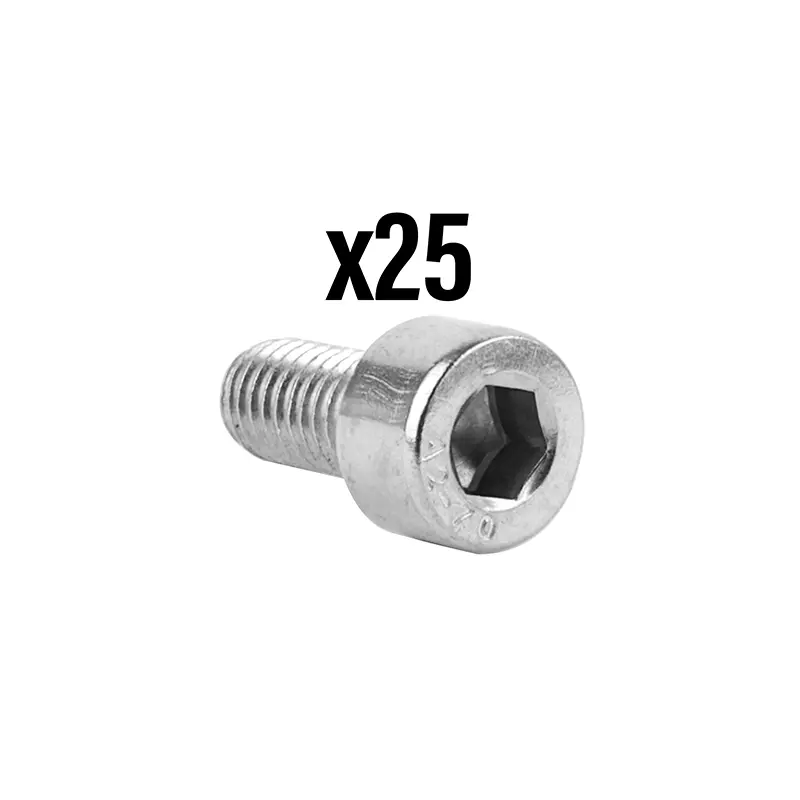 Винт CHC с внутренним шестигранником M5 x 10 мм хром P2R (пакет 25 шт.)