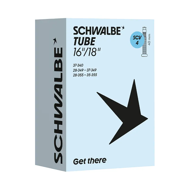 Chambre a air velo 16-18 x 1.00-1.40 schwalbe clik valve 40MM (47-62X305) (SCV4)
