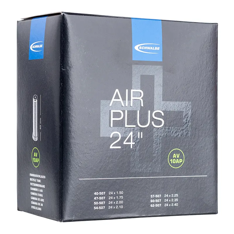 Chambre a air velo 24 x 1.50-2.40 schwalbe air plus valve standard 40MM (40-62X507) (AV10 ap)