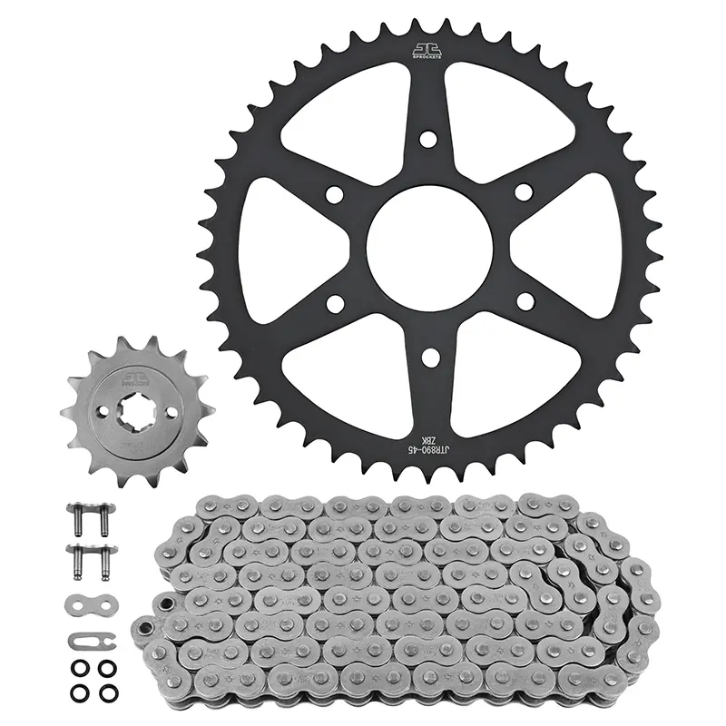 Kettensatz JT Sprockets passend für KTM 125 Duke ABS 2014-2024, RC 2014-2024, Husqvarna 125 Svartpilen 2021-2024 520 14X45