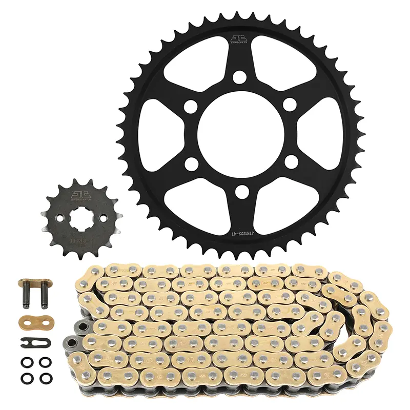 JT Sprockets-DID Kettenkit passend für Honda 125 CB R 2018+2020 428 15X47 (Kettenrad-Ø 68-90-10.5) (Originaluntersetzung)