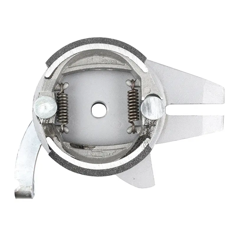 Flasque de frein cyclo adaptable MBK-Motobécane arrière diamètre 80 mm axe 10 mm avec mâchoires