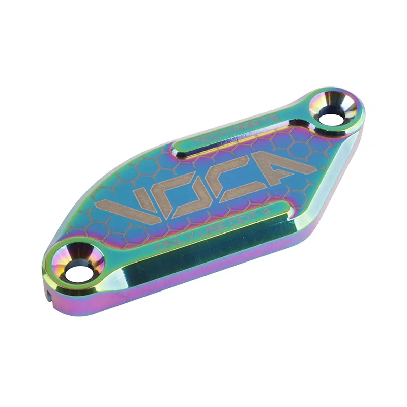 Couvercle de maître-cylindre de frein VOCA Racing aluminium CNC chromé