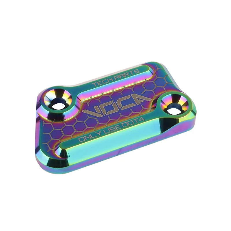 VOCA Racing CNC 铝霓虹铬 Rieju 50 刹车总泵盖