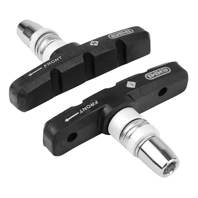 Porte-patin frein VTT V-brake à vis symétrique Elvedes 60 mm noir (paire)