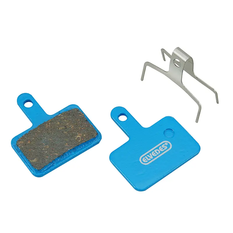 Plaquettes de frein VTT Elvedes soft organic pour Shimano Deore M525-M515-M475-C501-C601-T615-T675, Acera M3050, Alivio M395-M446-4050, Altus M315-M365-M375, MT200-400-410-500-UR-300 (paire)