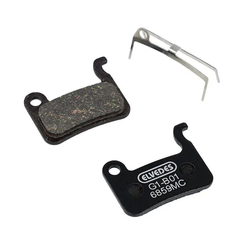 Plaquette de frein VTT shimano XTR BM535, M545, M585, M595, M596, M601, M665, M765-M776, M800, M965-M975, S500, S501, R505, T605, T665 (Elvedes medium - semi-metal) (paire sur carte)