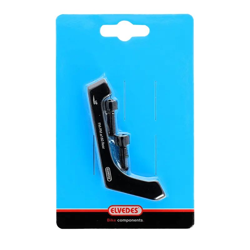 Adapter til skivebremse landevej bag Elvedes 160 mm caliper post-mount på flatmount-ramme — 3. billede
