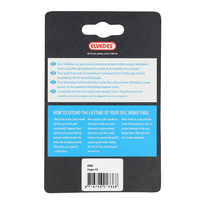 Bremsesko VTT Hope V4 Elvedes soft organic — 3. billede