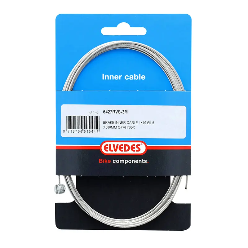 Câble de frein VTT Elvedes tandem inox L3,00M