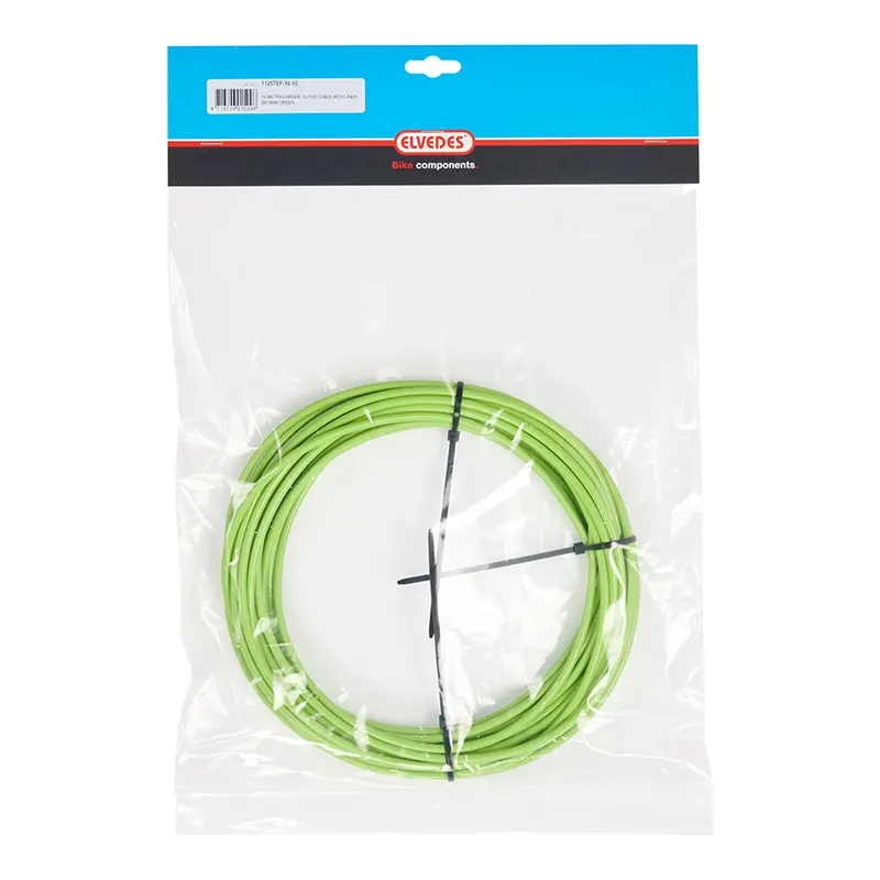 Gaine de frein Elvedes vert 4,9 mm avec liner (rouleau de 10 m)