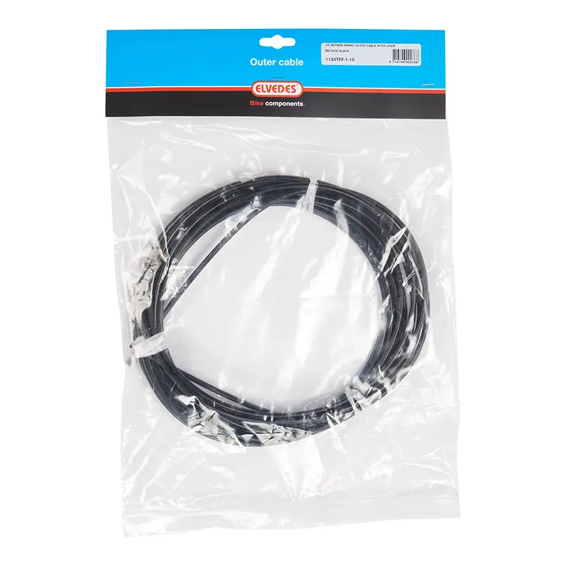 Gaine de frein Elvedes noir 4,9 mm rouleau de 10 m avec liner
