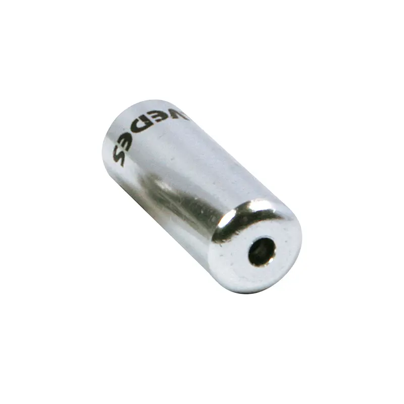 Zughüllenendkappe Schaltung 4,2 mm Alu silber ELVEDES (10er Pack) — Ansicht 2