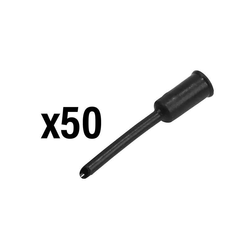 Embout de gaine Elvedes avec guide noir 4,3 mm (lot de 50)