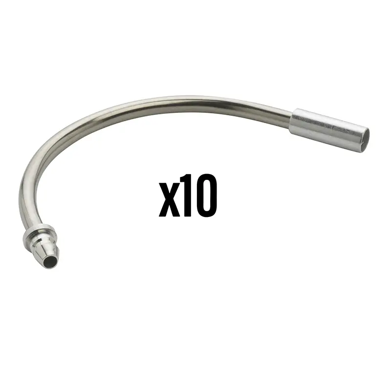 Coude V-Brake Elvedes 110° Inox (lot de 10)