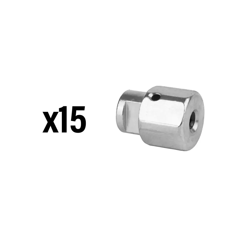 Elvedes Zug- und Druckstellschraube für Roller Brake IM41-50-53 Bremszug aus Messing (15er Pack)