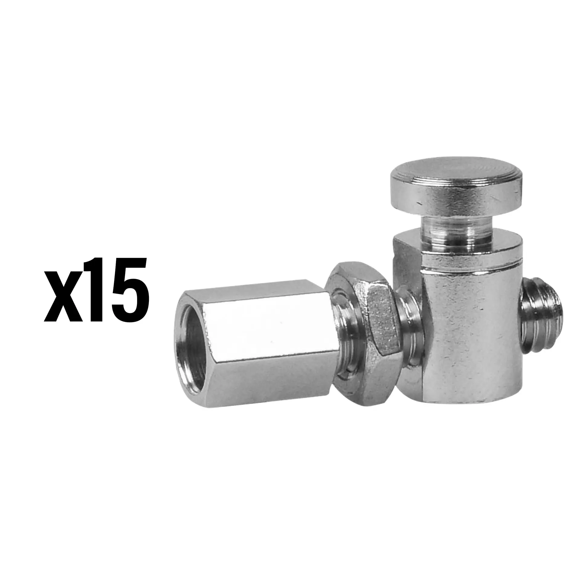 Einstellschraube für Bremszug Elvedes Roller Brake M6 Messing (15er Pack)