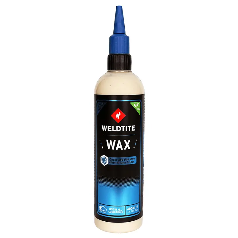 Weldtite Wax Kettenwachs für Fahrräder - Biologisch abbaubares Trockenwachs für alle Bedingungen 400 ml