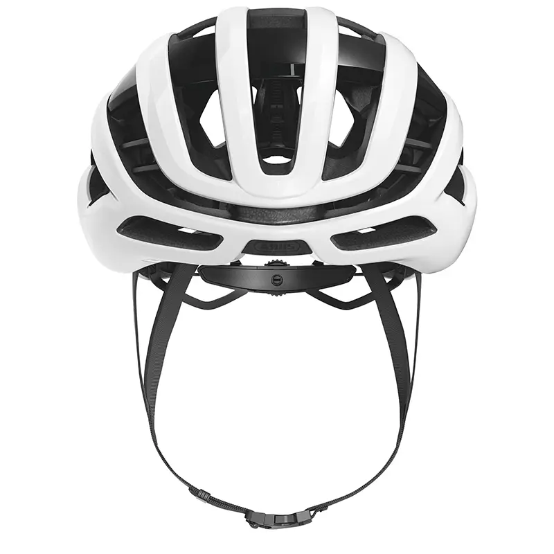خوذة دراجة هوائية Abus Airbreaker 2.0 طريق أبيض لامع مقاس L (58-62 سم) — المنظر 2