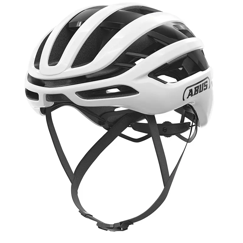 خوذة دراجة هوائية Abus Airbreaker 2.0 طريق أبيض لامع مقاس L (58-62 سم) — المنظر 3