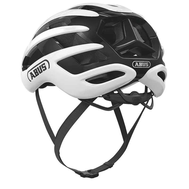 خوذة دراجة هوائية Abus Airbreaker 2.0 طريق أبيض لامع مقاس L (58-62 سم) — المنظر 4