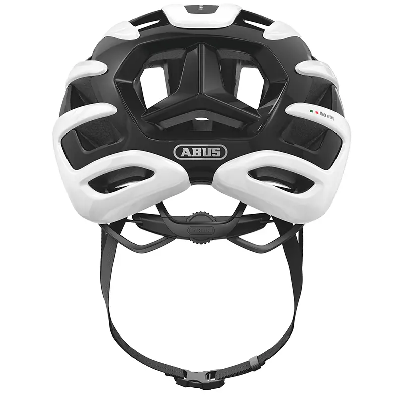 خوذة دراجة هوائية Abus Airbreaker 2.0 طريق أبيض لامع مقاس L (58-62 سم) — المنظر 5