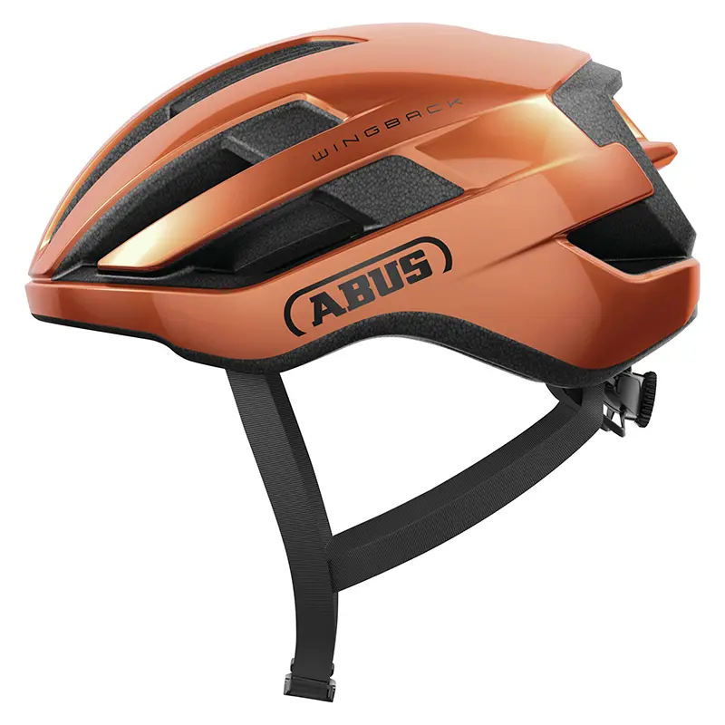 Fahrradhelm für Erwachsene Abus Wingback Goldfish orange glänzend Größe L (57-61 cm)