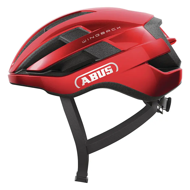 Abus Wingback Performance Straßen-/Stadthelmet für Erwachsene leuchtendrot Größe L 57-61 cm