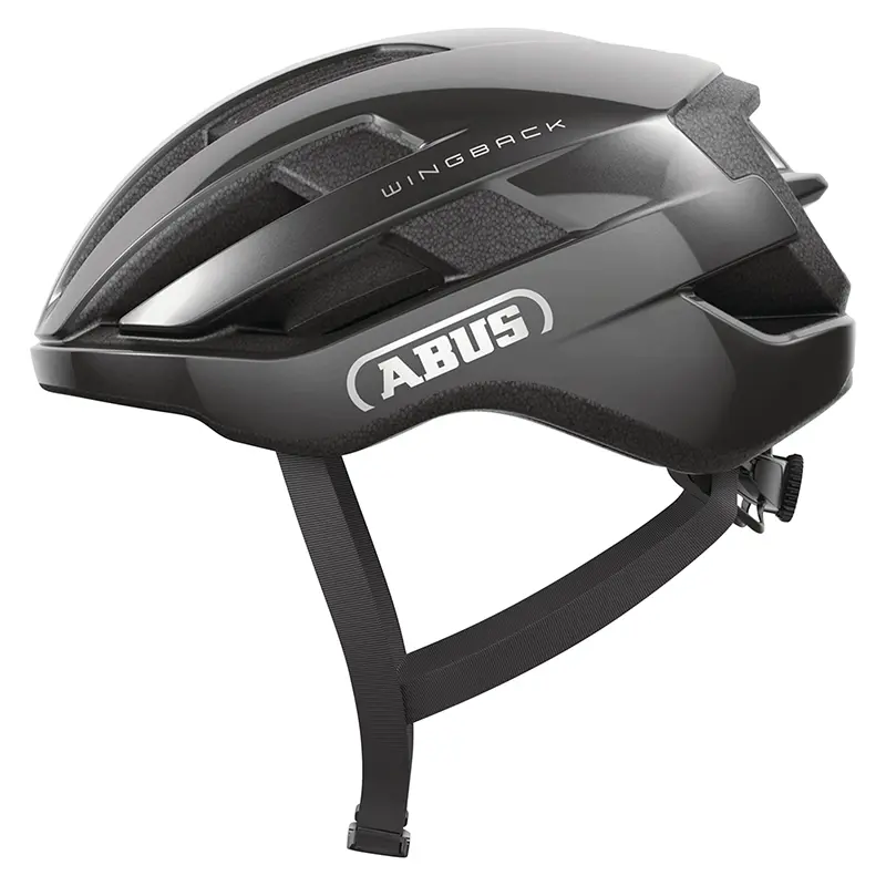 Fahrradhelm für Erwachsene Abus Wingback Titan glänzend grau Größe S (51-55 cm)