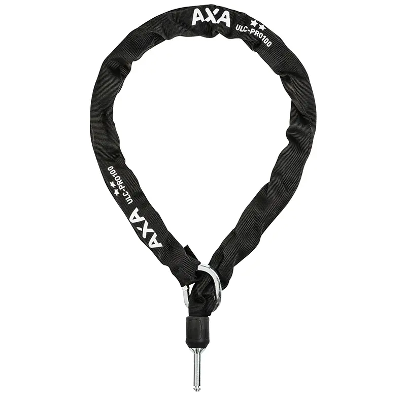 AXA ULC Pro Fietsbeugelslot Ketting met schakel, zwart