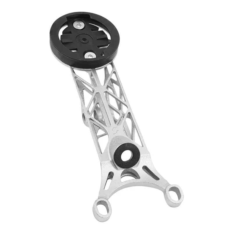 Support GPS-compteur-éclairage 3D titane fixation cintre combo Big Rock generation 2 compatible Garmin 1050 - Newton