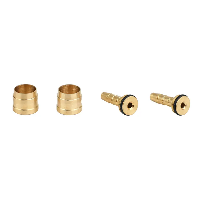 Raccord durite frein Elvedes olive et insert - pin compatible Tektro 5.5 (paire)
